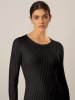 APART Strickkleid in Schwarz