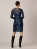 APART Plisseekleid in Dunkelblau