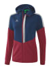 erima Trainingsjacke "Squad"  in Dunkelblau/ Rot