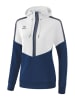 erima Hoodie "Squad" in Weiß/ Dunkelblau