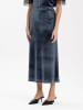 BGN Samtrock in Blau