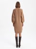 BGN Strickkleid in Hellbraun