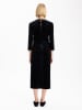 BGN Samtkleid in Schwarz