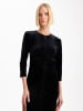 BGN Samtkleid in Schwarz