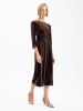 BGN Samtkleid in Braun