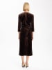 BGN Samtkleid in Braun