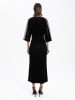 BGN Samtkleid in Schwarz