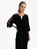 BGN Samtkleid in Schwarz