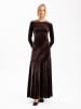 BGN Samtkleid in Braun