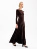 BGN Samtkleid in Braun