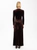 BGN Samtkleid in Braun