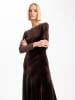BGN Samtkleid in Braun