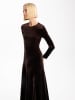 BGN Samtkleid in Braun