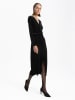 BGN Samtkleid in Schwarz