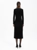 BGN Samtkleid in Schwarz