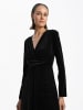 BGN Samtkleid in Schwarz