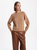 BGN Pullover in Hellbraun