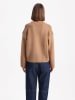 BGN Sweter w kolorze jasnobrązowym