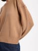 BGN Sweter w kolorze jasnobrązowym
