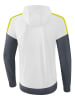 erima Trainingsjacke "Squad" in Weiß/ Grau