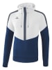erima Hoodie "Squad" wit/donkerblauw