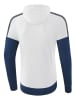 erima Hoodie "Squad" wit/donkerblauw