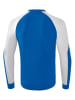 erima Sweatshirt "Essential 5-C" in Blau/ Weiß