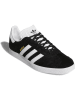 adidas Leder-Sneakers "Gazelle" in Schwarz/ Weiß