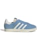 adidas Leder-Sneakers "Gazelle" in Hellblau/ Weiß