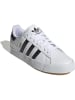 adidas Skórzane sneakersy "Campus" w kolorze biało-czarnym