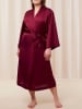 Triumph Bademantel "Satin Robe" in Bordeaux