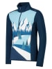 CMP Funktionsshirt in Dunkelblau/ Hellblau