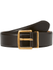 Marc O´Polo Leren riem zwart