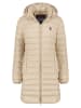 ANAPURNA Doorgestikte mantel "Akitalana" lichtbeige