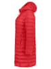 ANAPURNA Doorgestikte mantel "Akitalana" rood