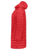 ANAPURNA Doorgestikte mantel "Akitalana" rood