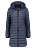 ANAPURNA Doorgestikte mantel "Akitalana" donkerblauw