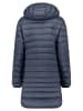 ANAPURNA Doorgestikte mantel "Akitalana" donkerblauw
