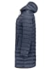 ANAPURNA Doorgestikte mantel "Akitalana" donkerblauw
