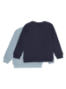 Minymo 2er-Set: Sweatshirts in Hellblau/ Dunkelblau