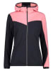 CMP Softshelljacke in Schwarz/ Rosa