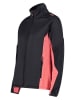 CMP Fleecejacke in Schwarz/ Pink