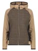 CMP Hybridjacke in Beige/ Schwarz