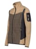 CMP Hybridjacke in Beige/ Schwarz