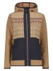 CMP Fleecejacke in Beige/ Schwarz