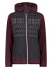 CMP Fleece vest bordeaux/zwart