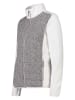 CMP Fleecejacke in Weiß/ Schwarz