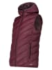 CMP Doorgestikte bodywarmer bordeaux