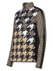 CMP Fleecepullover in Beige/ Weiß/ Schwarz