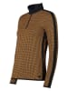 CMP Fleecepullover in Hellbraun/ Schwarz